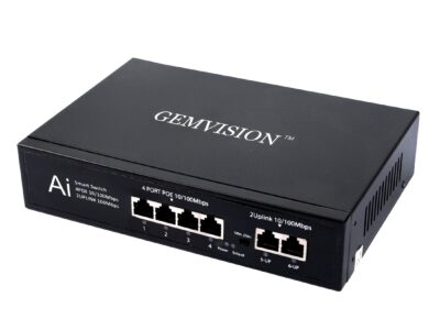 4 Port PoE Switch – Compact Power Over Ethernet Solution for CCTV & Networking